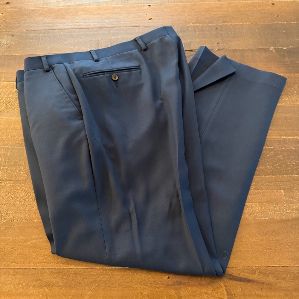 Michael Michael Kors Suit Separate Men's Navy Dress Pants 38x30